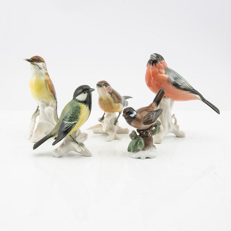 Figurines 5 pcs Rosenthal/Rudolstadt Germany porcelain mid-1900s.