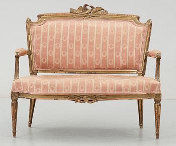 SOFFA, Louis XVI-stil, tidigt 1900-tal.