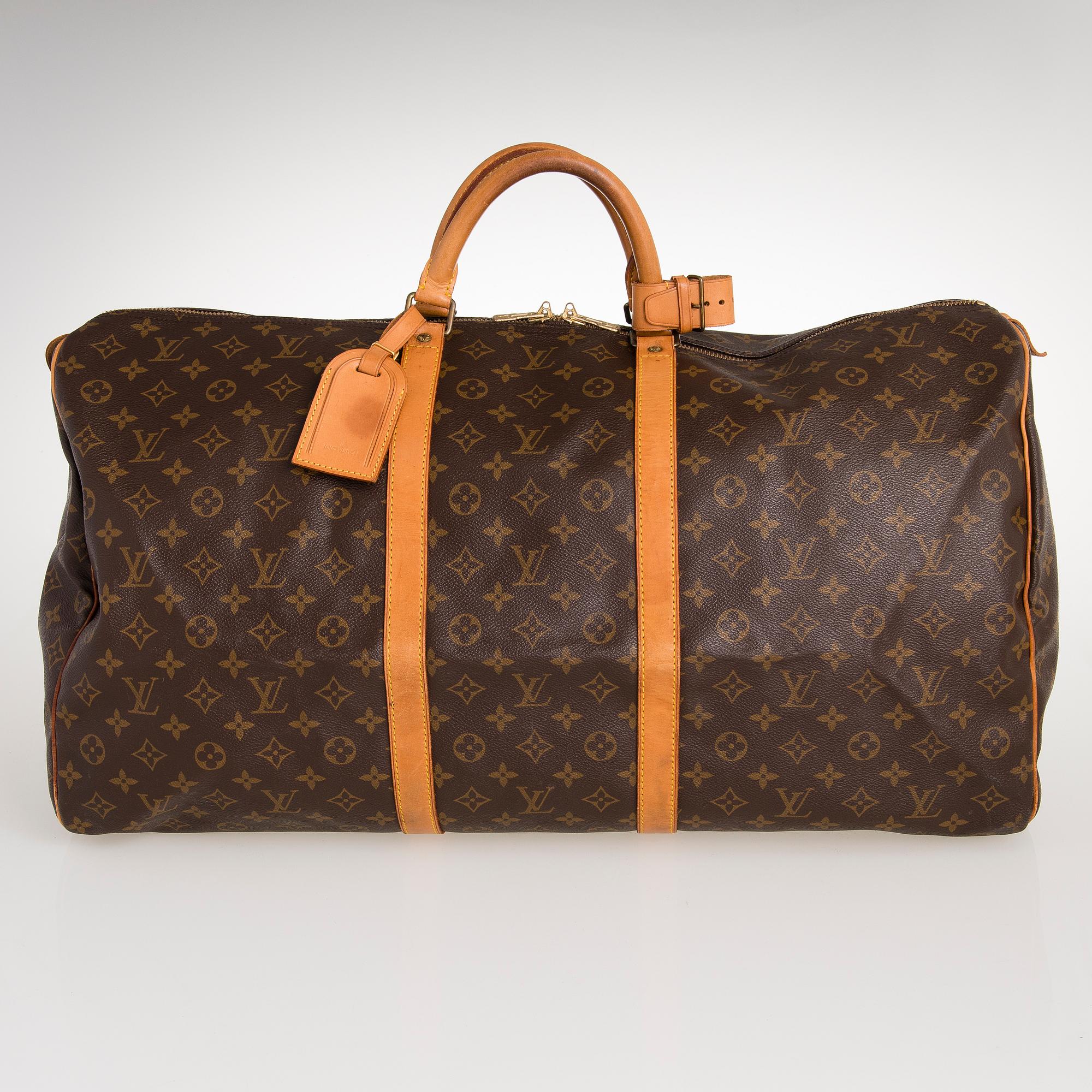 LOUIS VUITTON MONOGRAM KEEPALL 60 BAG.