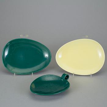 SERVISDELAR, 30 st, flintgods, "Colorado", Stig Lindberg, Gustavsberg, 1950/60-tal.