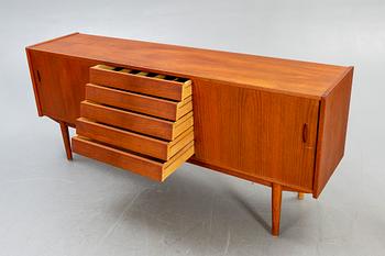 Nils Jonsson, a trio teak sideboard from Troeds later part of the 20th century.