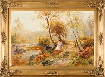 ERNEST WALBOURN, oil on canvas, signed.