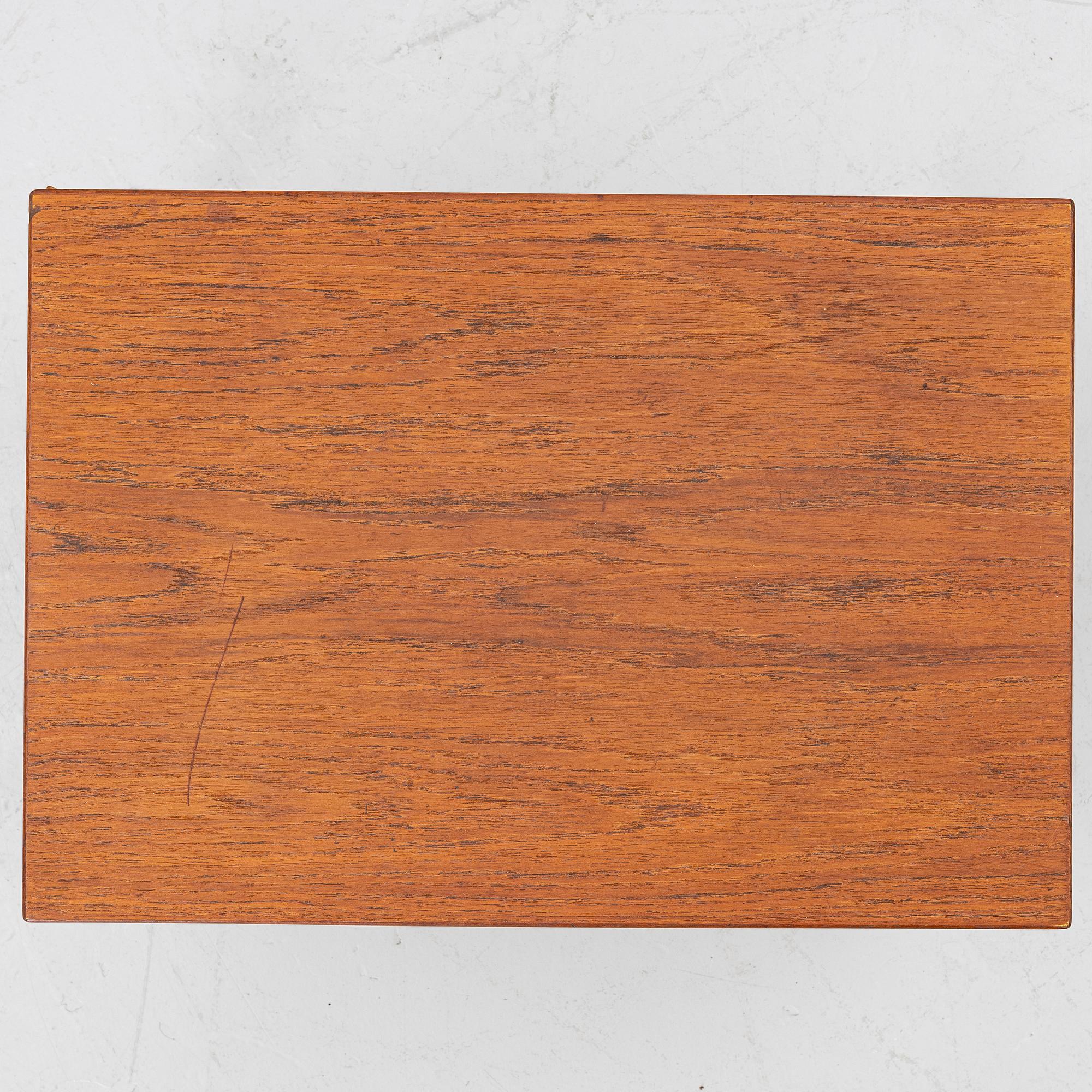 Severin Hansen, bedside table, Haslev, Denmark, 1950s/60s.