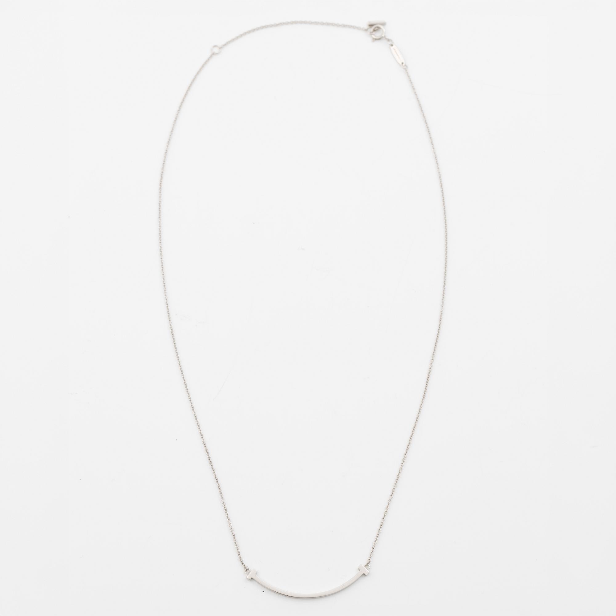 Necklace, Tiffany & Co, “Smile”, 18K white gold.