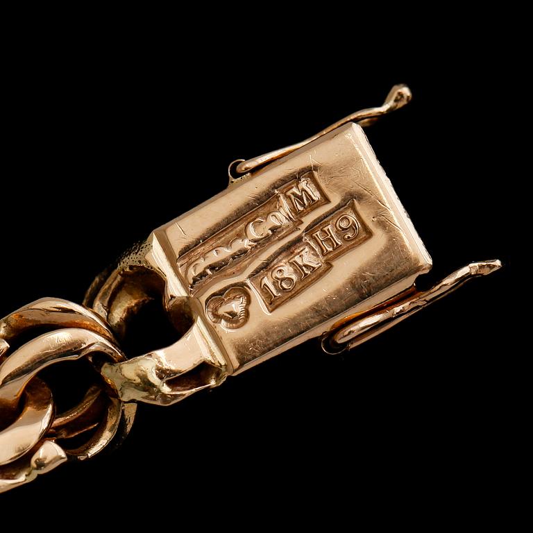 ARMBANDSUR, 18 k guld, Belinda. Total vikt inklusive urhus ca 29 g.