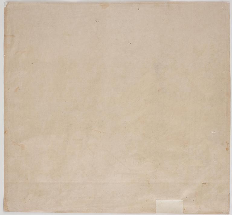 A group of five Chinese gouache paintings, Qing dynasty, late 18th century, by anonymous artist.