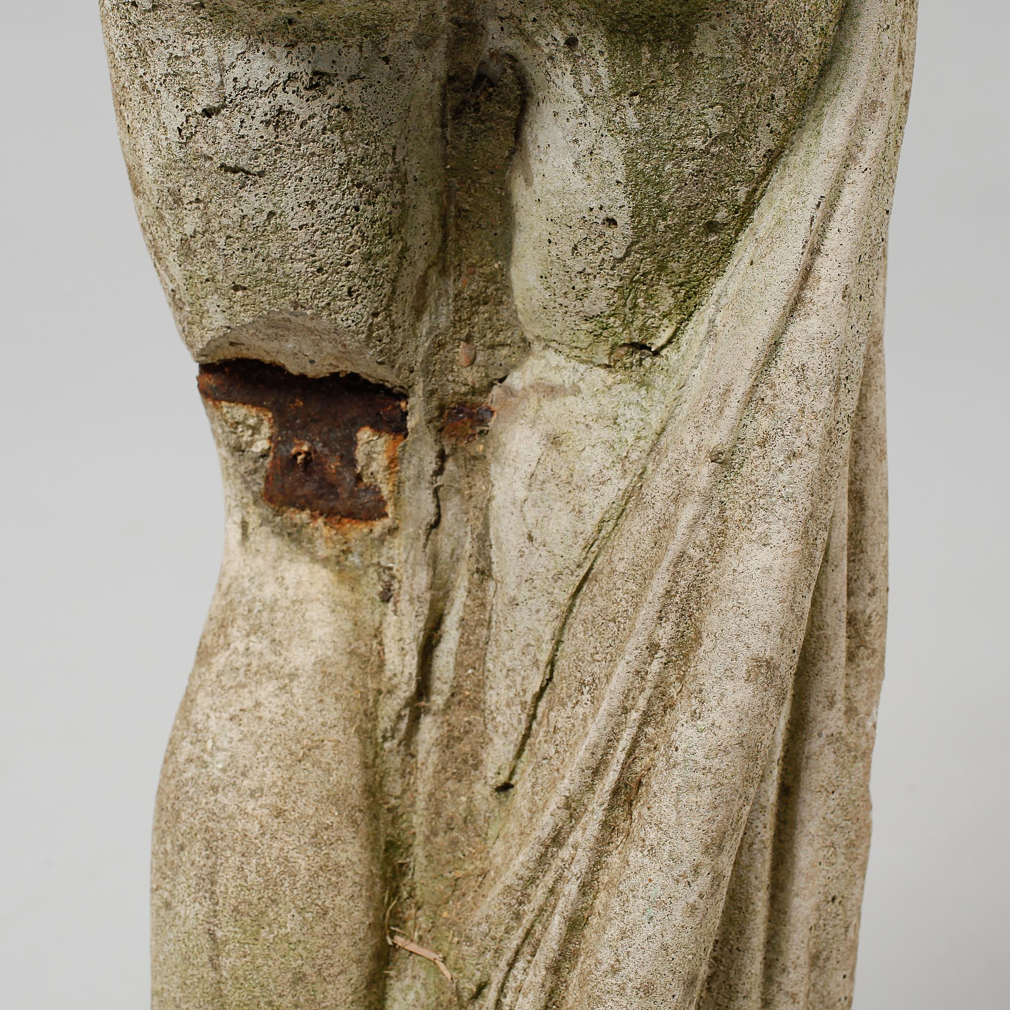 TRÄDGÅRDSSKULPTUR, gjutmassa, 1900-talets andra hälft.