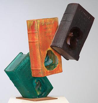 A Kjell Engman glass sculpture, Kosta Boda 2005.