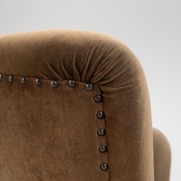 GA Berg, attributed, armchair, Swedish Modern, 1940s.