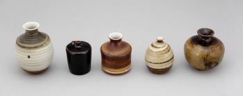 PARTI KERAMIK, 5 delar, bl a John Andersson, Höganäs.