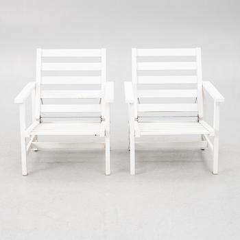 Elsa Stackelberg, däck/solstolar, ett par, Fri Form AB, Edsbruk.