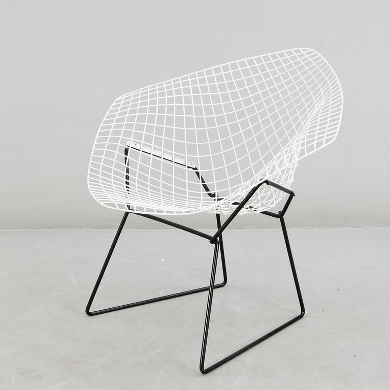 FÅTÖLJ, "Diamond chair", Harry Bertoia, modellen formgiven år 1950-52, i produktion från 1953 och framåt.