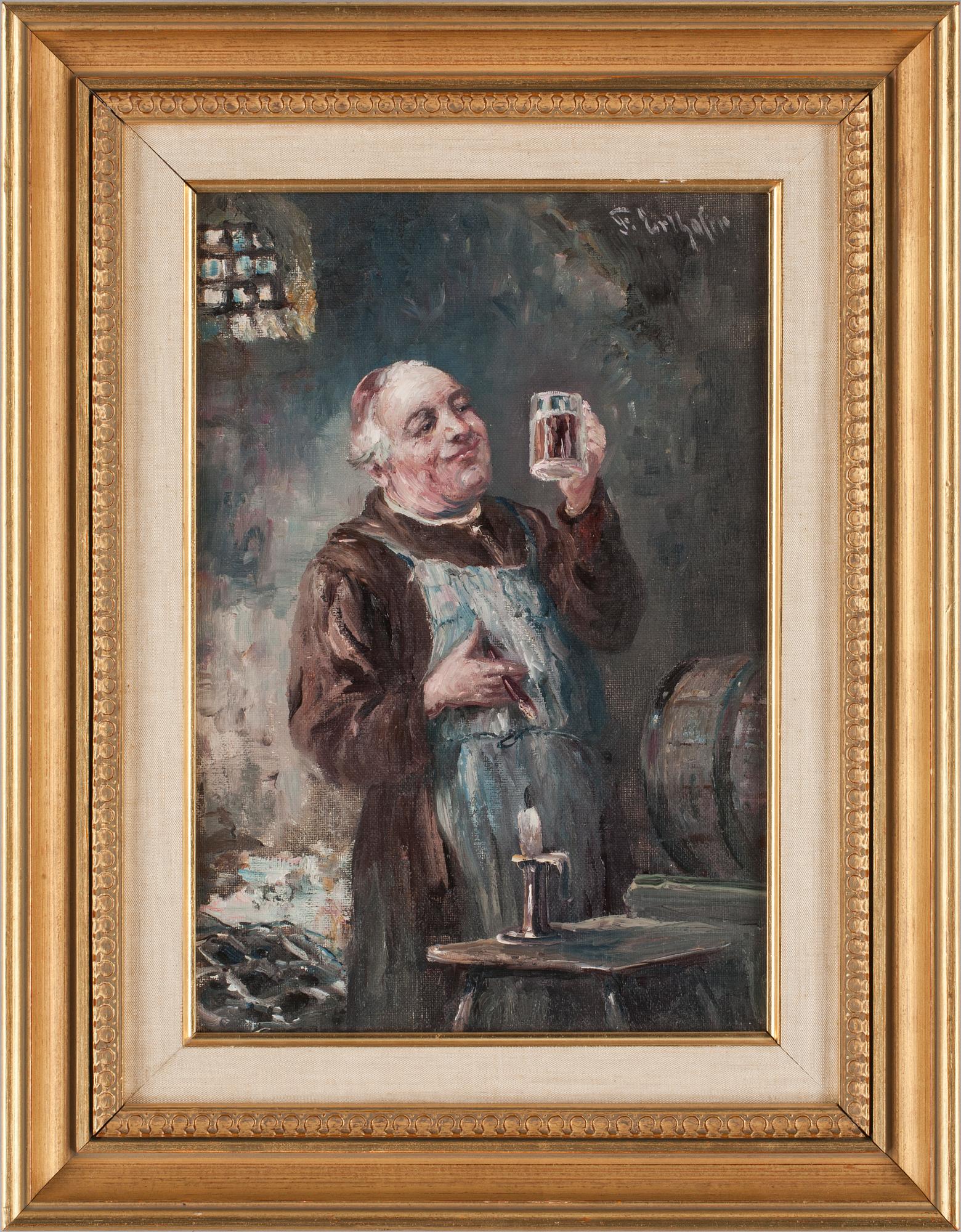 F ERLHOFER, ett par, olja på duk, sign. 18/1900-tal.