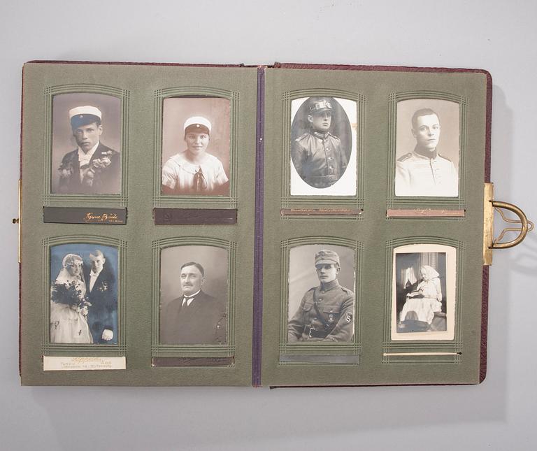 FOTOGRAFIALBUM, 5 st, ca 1900-1952.
