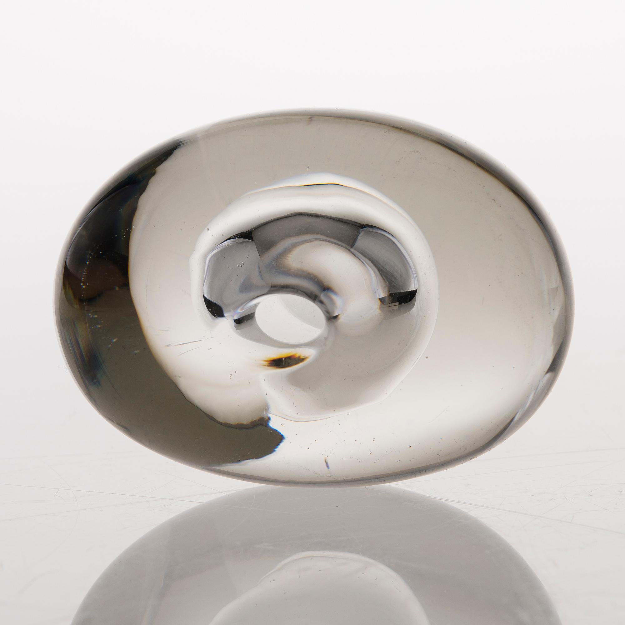 Sydän Glass Sculpture, signed Timo Sarpaneva - Iittala 58.