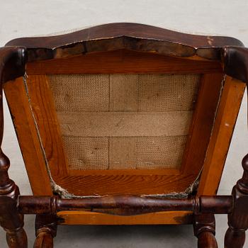 STOLAR, 4 st, senbarockstil, omkring 1900.