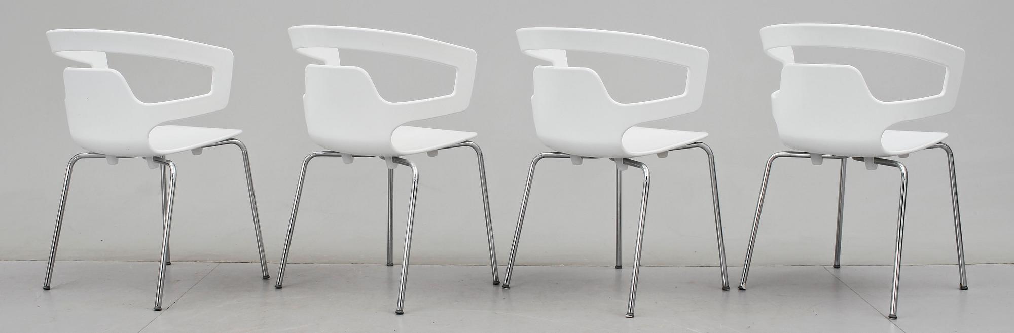 KARMSTOLAR, 4 st, "Segesta", Alfredo Häberli, Alias Design, formgiven 2002.