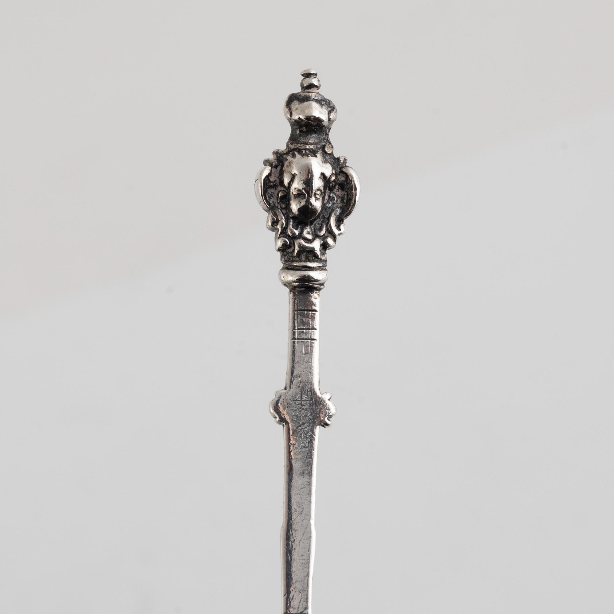 A Scandinavian Silver Spoon, 18th Century.