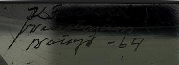 KAJ FRANCK, A VASE. Prisma. Signed K. Franck, Nuutajärvi Notsjö -64.