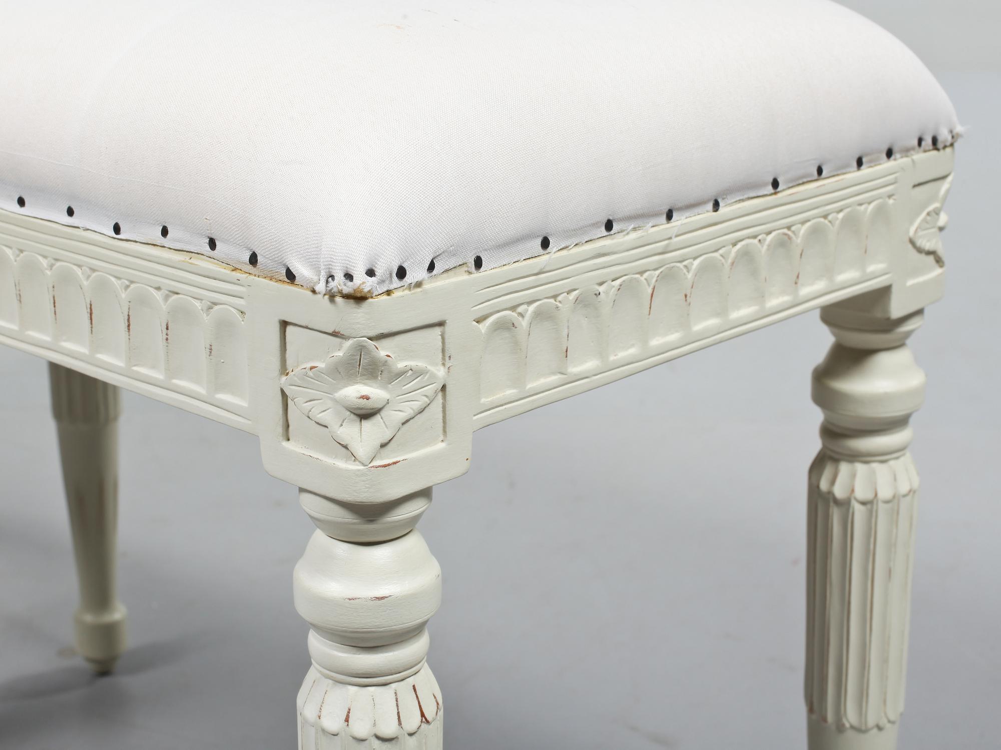 BANKETT, gustaviansk stil, 1900-talets senare del.