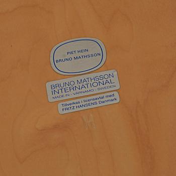 and PIET HEIN, model "Superellips", for Mathsson International in Värnamo, late 20th century.