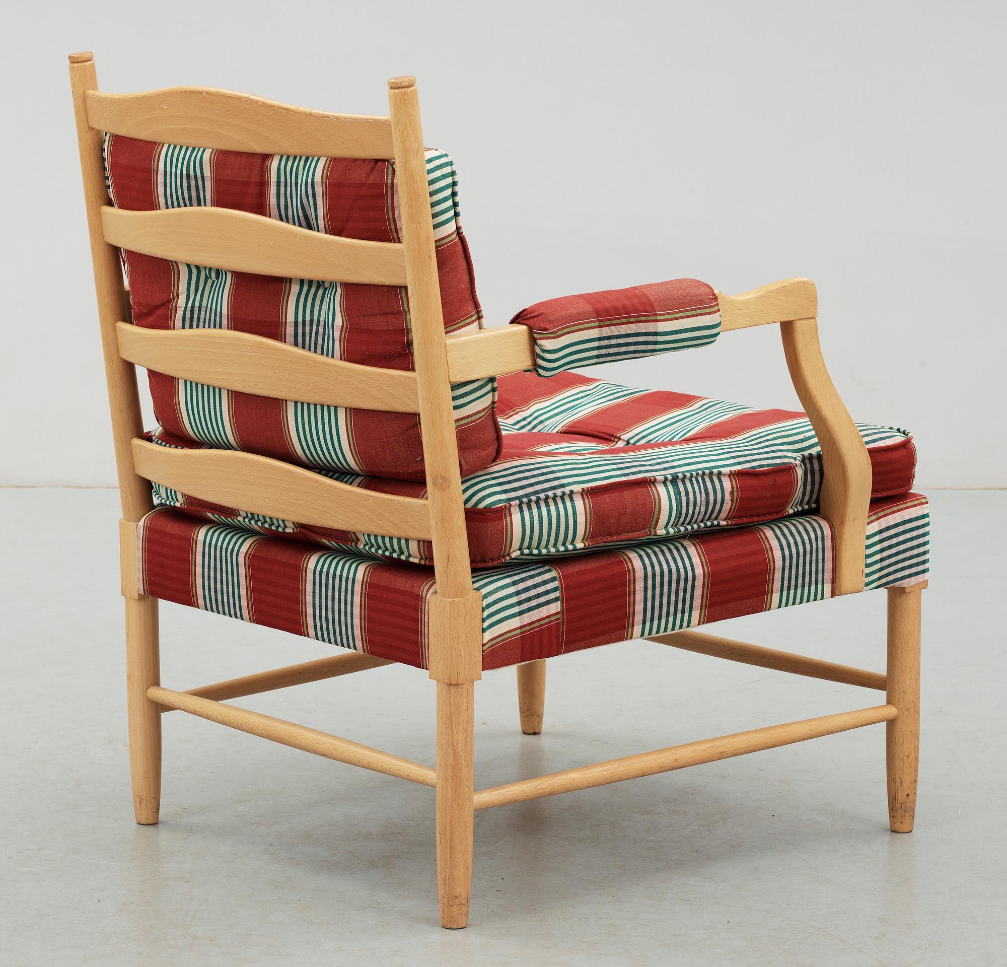 FÅTÖLJ, gripsholmstyp, OPE, Jönköping, modell Blekinge, formgiven ca. 1960, av Brita Drewsen och Björn Winblad.