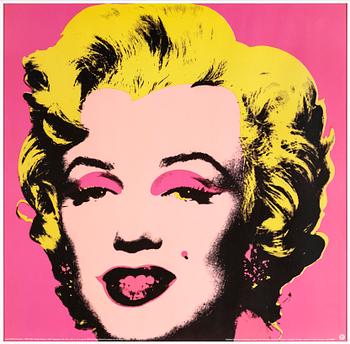 Andy Warhol · ANDY WARHOL, efter, offsetlitografi / poster, "Marilyn Monroe". Andy Warhol Foundation, 1993.