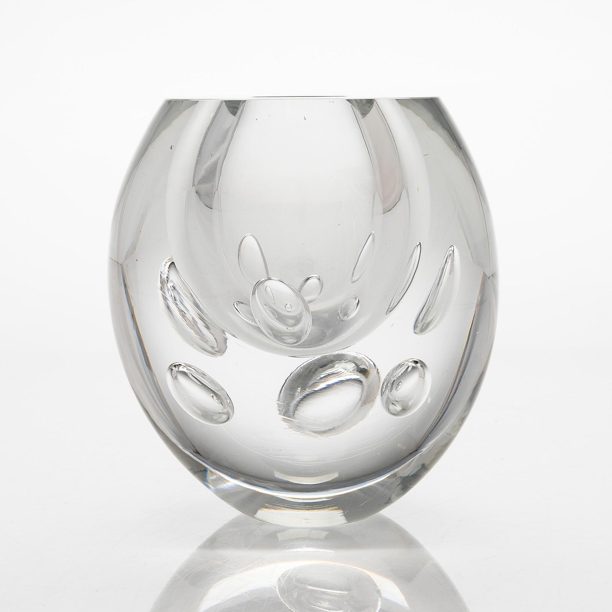 Timo Sarpaneva, lasiveistos, "Claritas" signeerattu Timo Sarpaneva Iittala 1984 C1445.