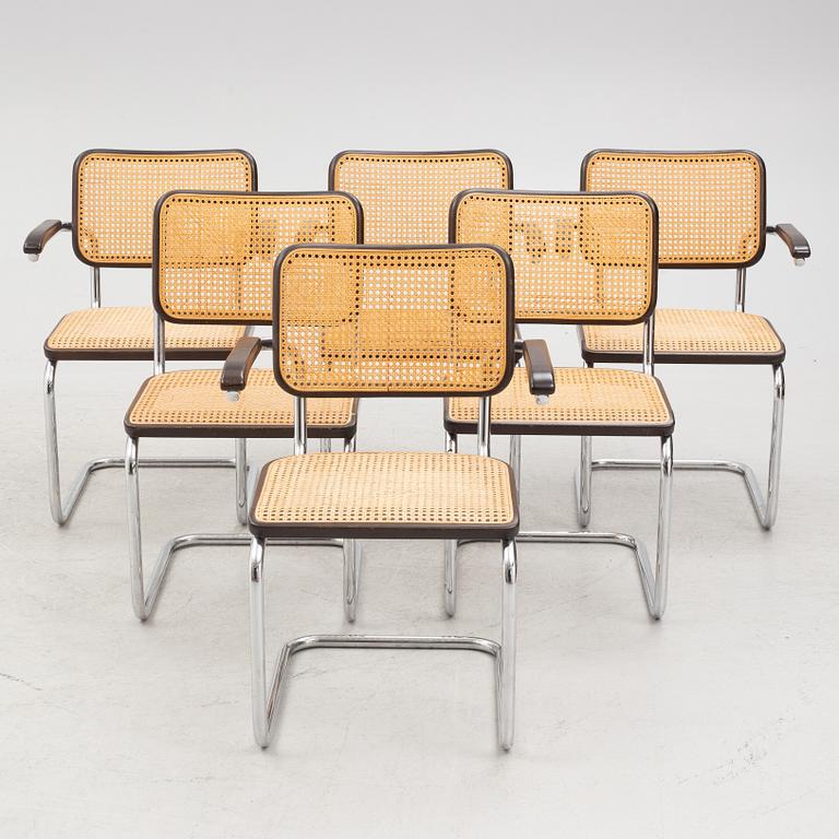 Thonet, chairs 4+2 pcs, 1980s.