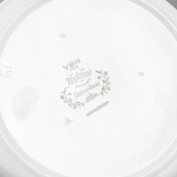 A 45 piece flintware 'Grön Anna',  dinner service, Rörstrand.