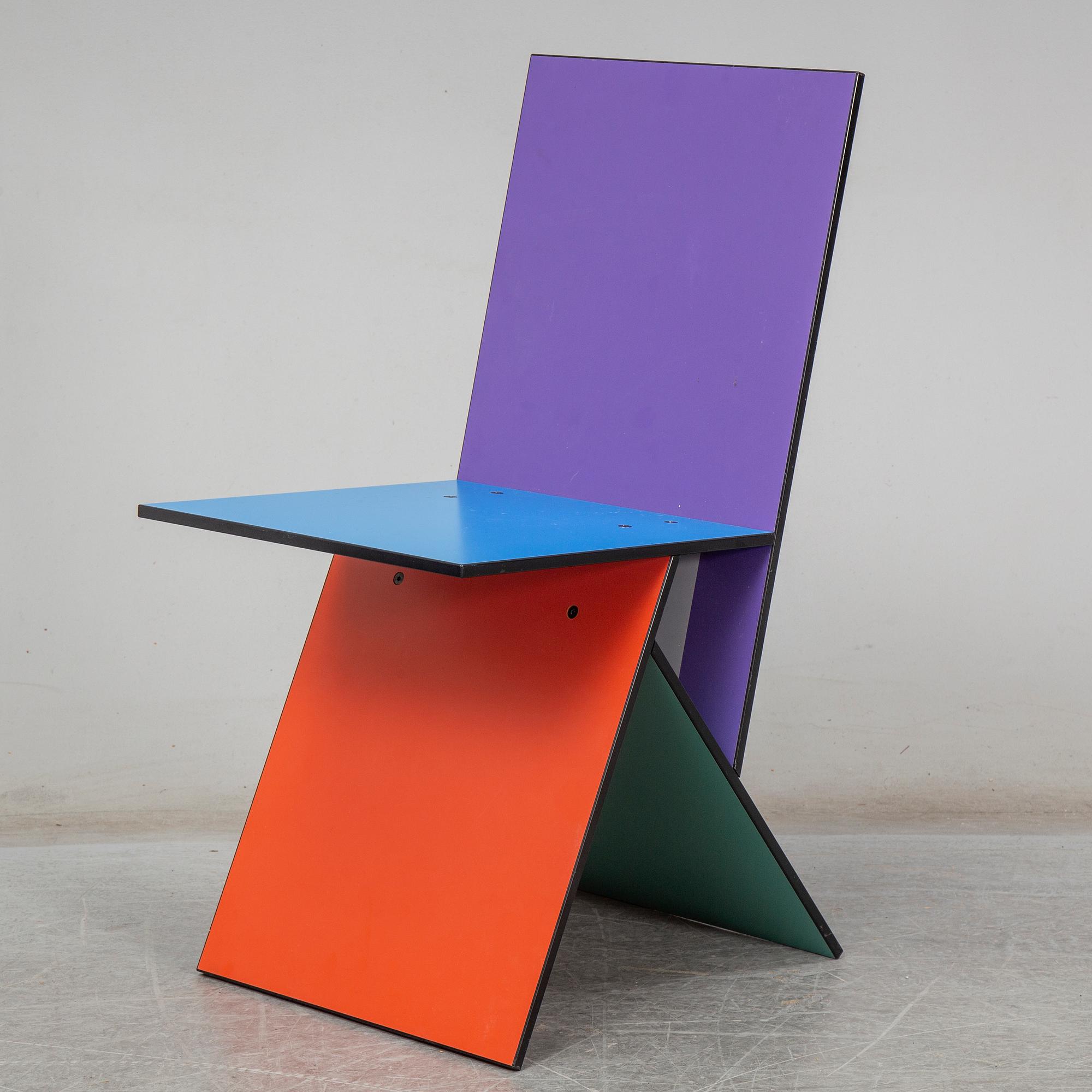A "Vilbert" chair by Verner Panton for IKEA in 1993/94.