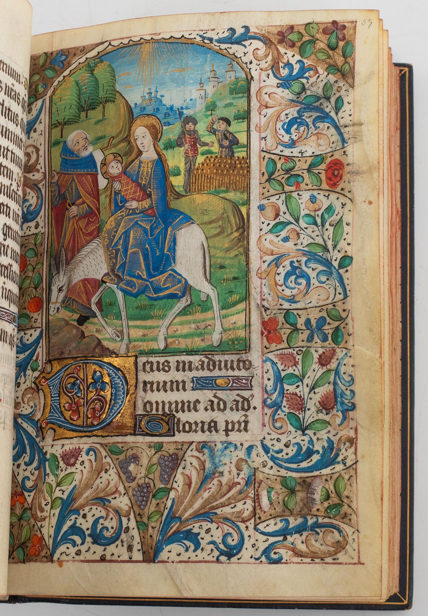 Book of Hours, in Latin and French, illuminated manuscript on vellum
[France (probably Rouen), c. 1470].