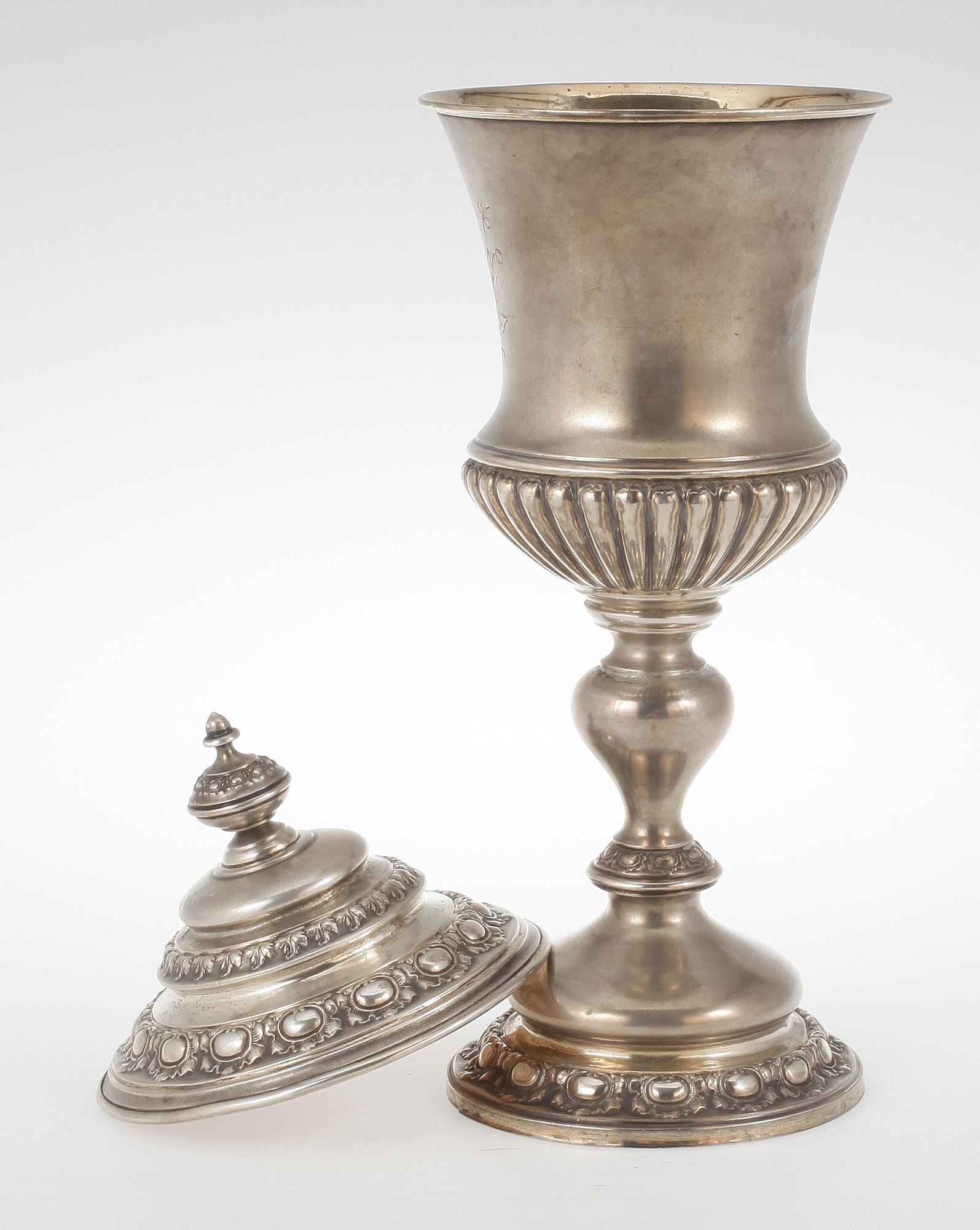 POKAL, silver, 1800-talets slut. Vikt ca 230 gram.