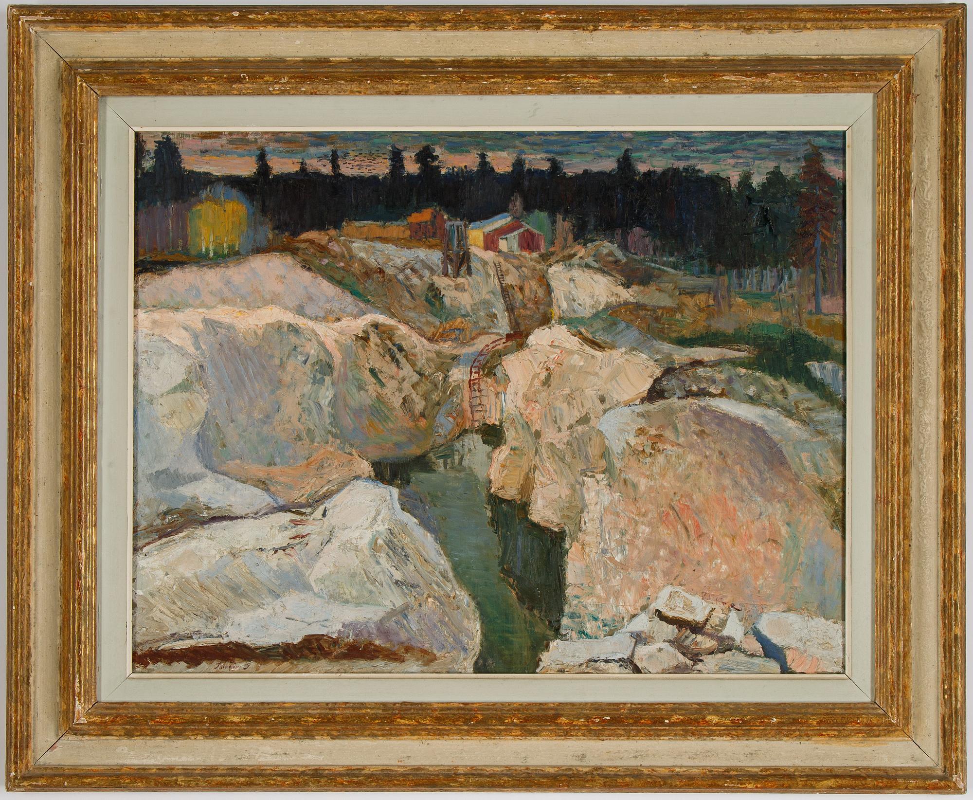 Birger Birger-Ericson, oil on panel, signed.