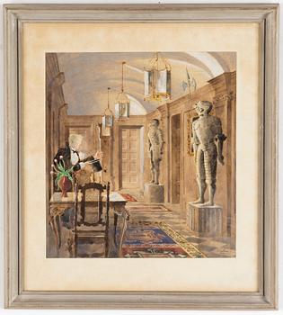 RUDOLF CARLBORG, watercolour, signed R. Carlborg and dated 1947.