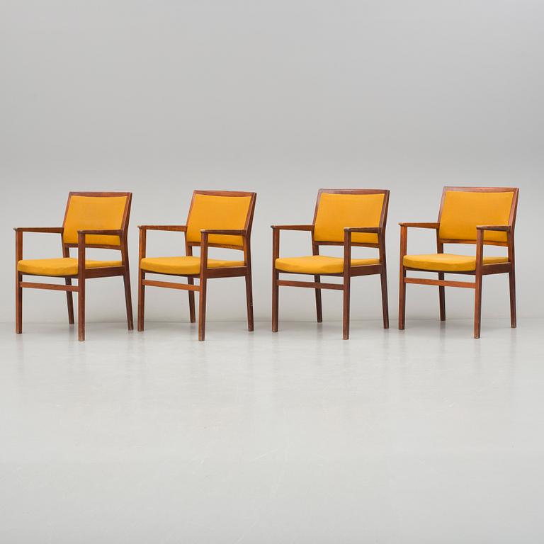 KARMSTOLAR, 4 stycken, 1960-tal.