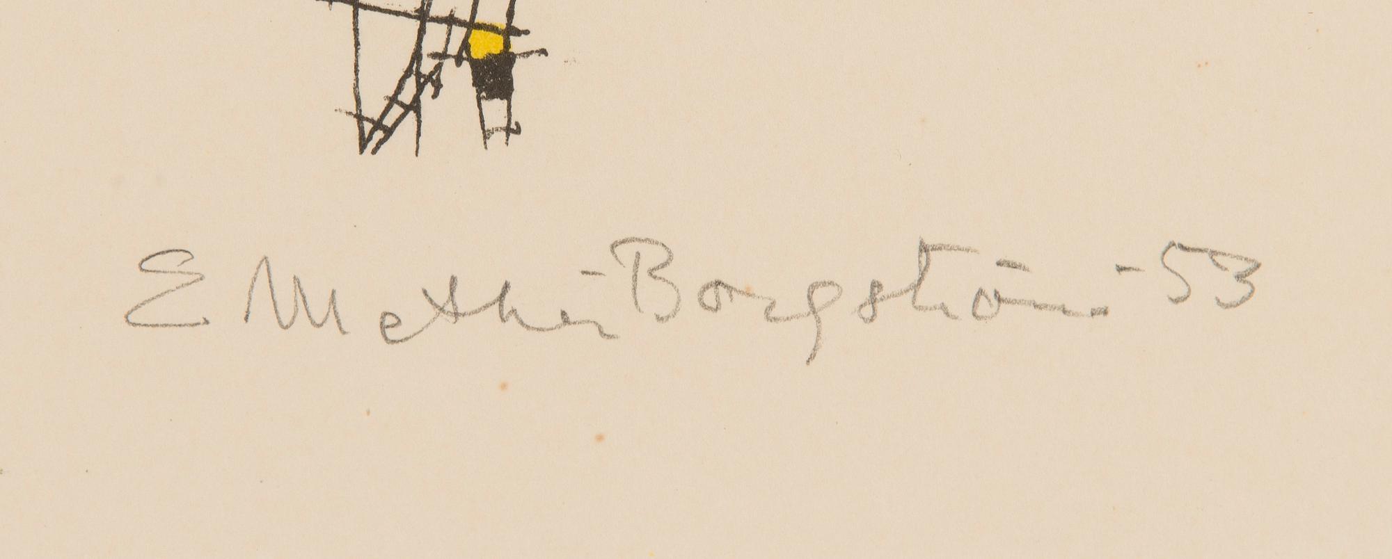 Ernst Mether-Borgström, Komposition.