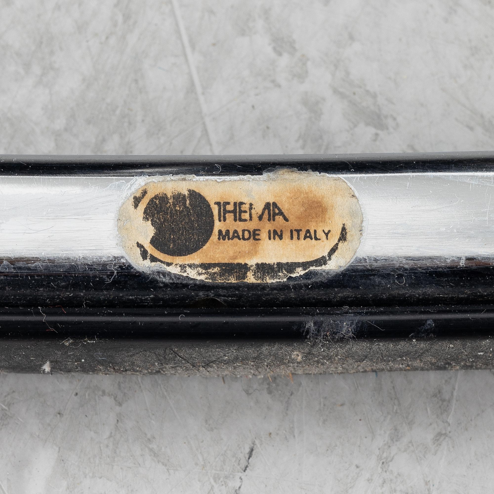 Gastone Rinaldi, chairs 6 pcs, "Sabrina", second half of the 20th century.