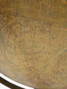 A celestial globe by A. Åkerman (manufacturer of globes in Uppsala 1759-78), 1766.