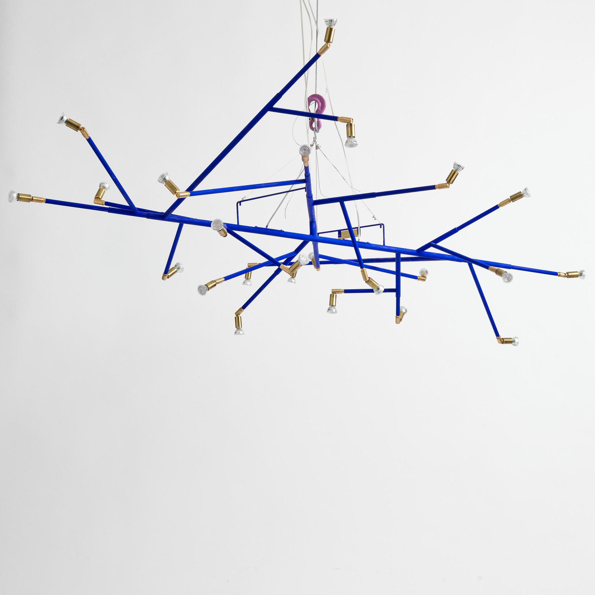 Jonas Bohlin, taklampa, ”Norrsken”, ed. 22/29, Örsjö Belysning, 2016.
