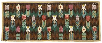 264. Märta Måås-Fjetterström, a textile, 'Täppan', tapestry weave, c. 122 x 50 cm, signed AB MMF.