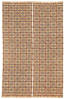 289. Märta Måås-Fjetterström, MÄRTA MÅÅS-FJETTERSTRÖM, DRAPES, 1 pair, "Element", flat weave, ca 226,5 x 71 cm each.