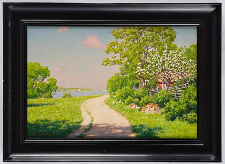 Johan Krouthén, Blooming fruit trees.