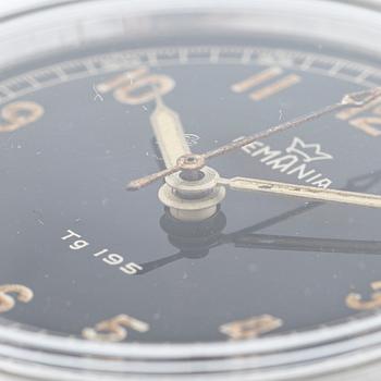 Lemania, Tg 195, "Tre Kronor", kronograf, armbandsur, 40 mm.