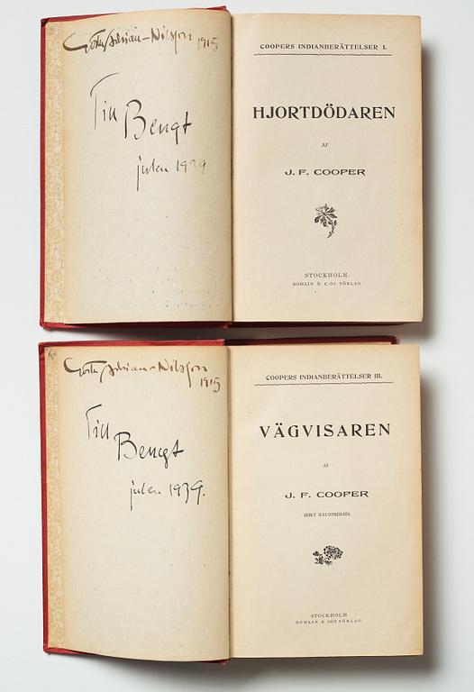 Books/Pamphlets (6) and a photo depicting Gösta Adrian-Nilsson.