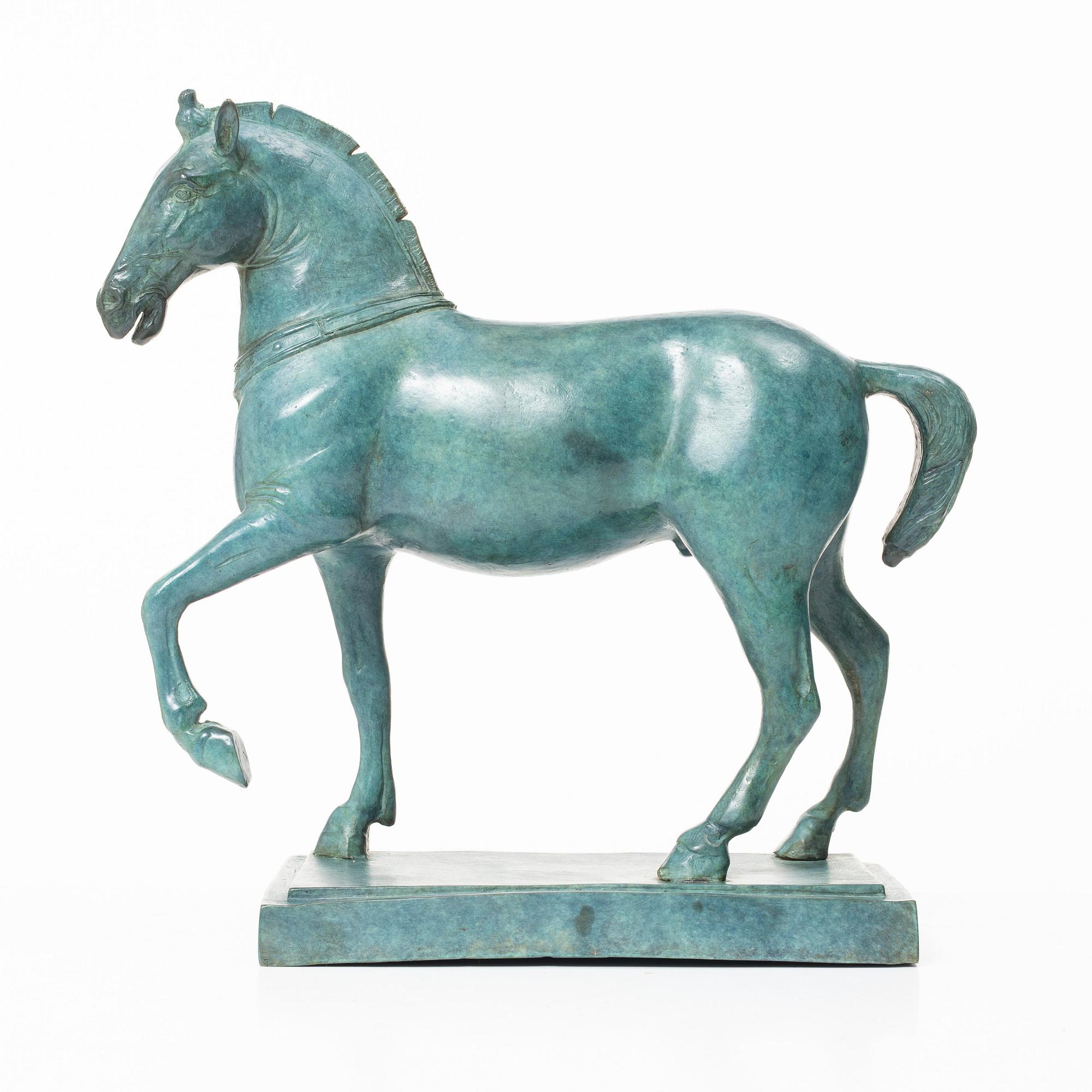 A sculpture after "The Byzantine horses / The Constantinople horses / The Venetian horses," St. Mark's Basilica.