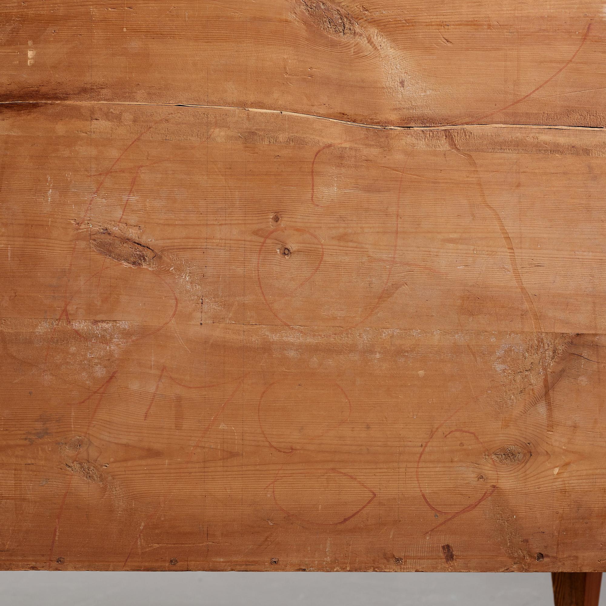 A Gustavian commode by Gustaf Foltiern (master in Stockholm 1771-1804), dated 1786.