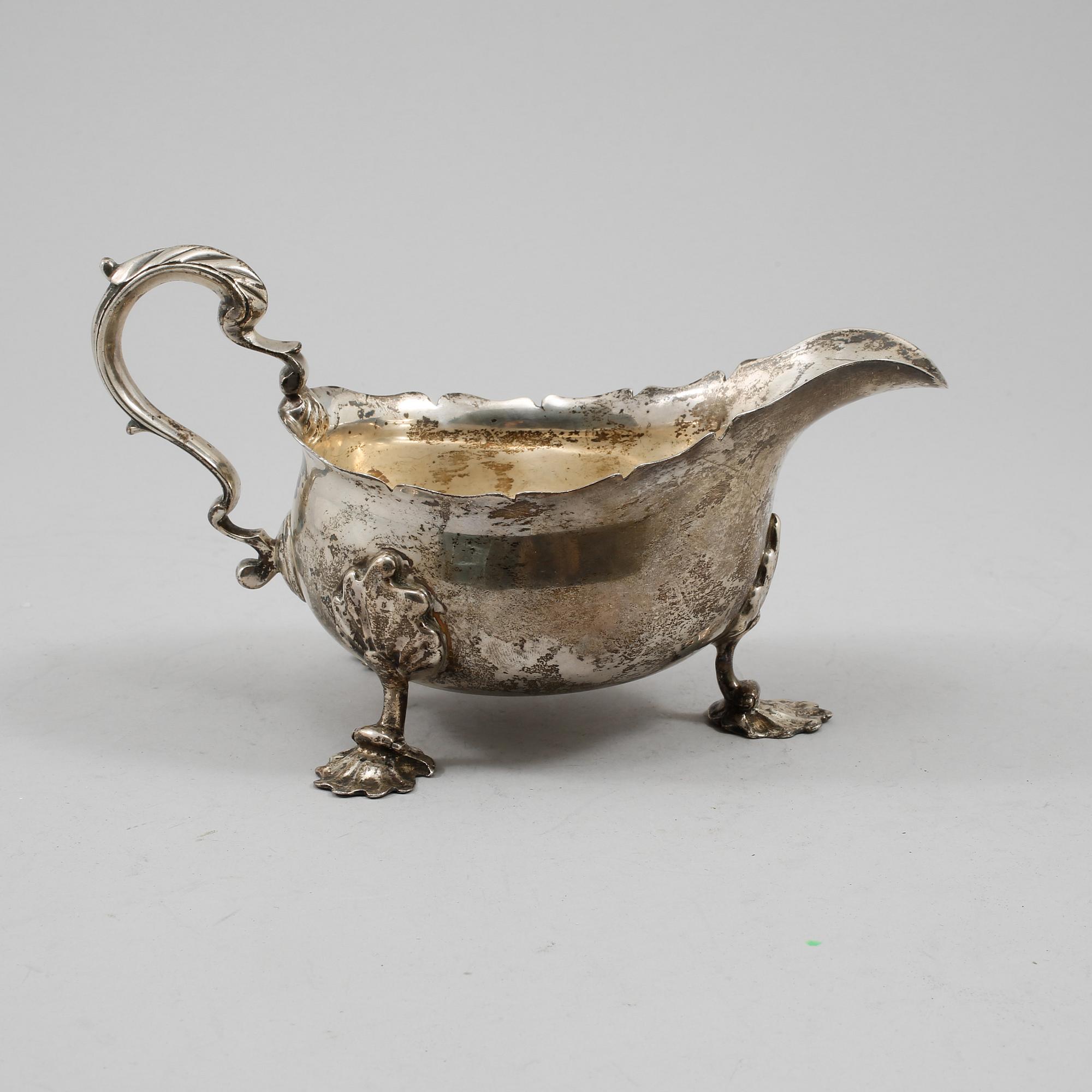 GRÄDDSNIPA, silver, Birmingham, England, 1887, vikt 348 gram.