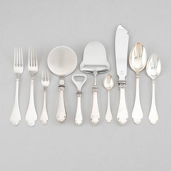 A danish silver cutlery (54 pcs).