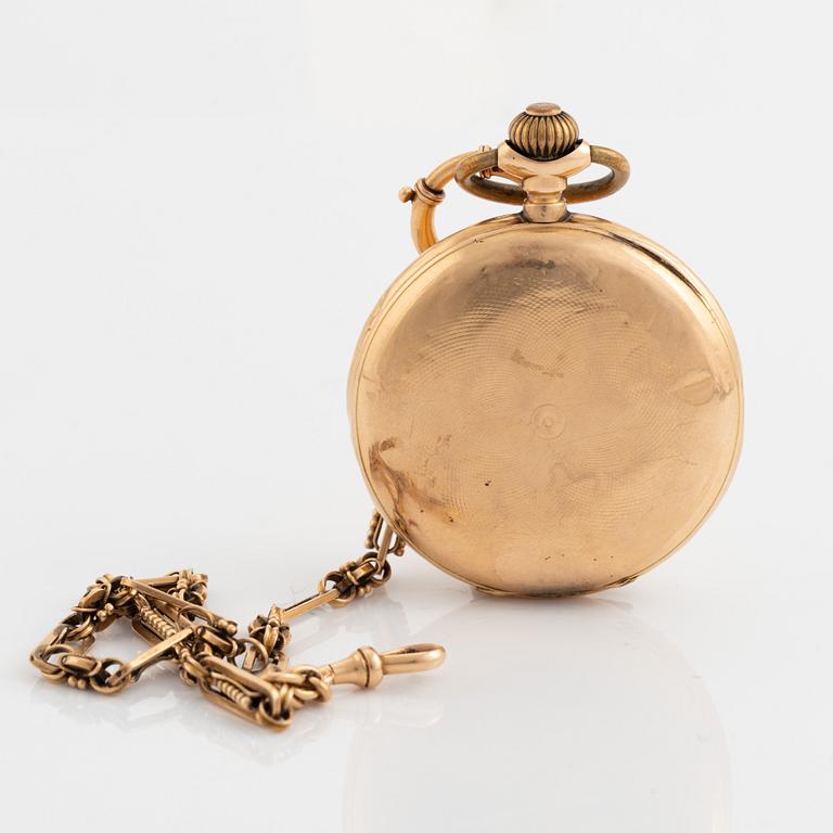 American Waltham Watch Co, pocket watch, hunter, 49,5 mm.